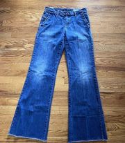 Diesel Women's Jeans Size W29‎ L34 Flairlegg Regular Slim Fit 0889D Stretch EUC