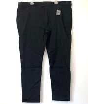 NEW NWT MODCLOTH Plus Size Richmond Pant Regular Inseam Black Straight Leg 28