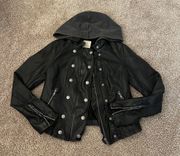 Free People Vegan Leather Jacket