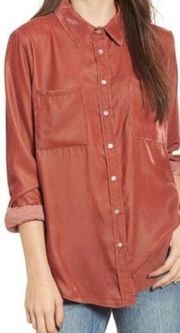 Thread & Supply Velvet Button Down Shirt