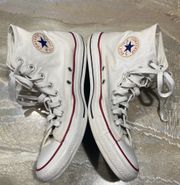Converse All Star Chuck Taylor High Top White Sneakers Women’s 11