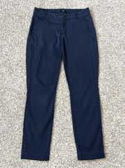 J. Crew Navy Frankie Stretch Slim Chino Pants (Slacks/Dress Pants) Size 0