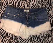 Jean Bleached Shorts