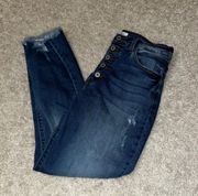 Kancan High Rise Distressed Jeggings Size 9/28