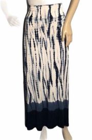 Relativity Tie-Dye Look Straight Maxi Skir…