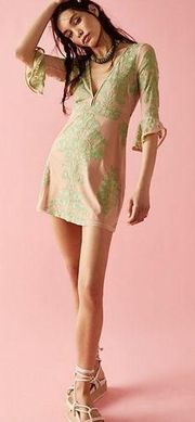 Free people ×For Love & Lemons Temecula Mini Dress size M