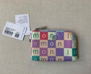 Clippable Card Pouch - checkered moment mini multi/vapor