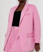 Pink Button Front Blazer size 16