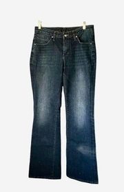 Jag Womens Jeans Low Rise Flare leg Medium Blue Denim 6