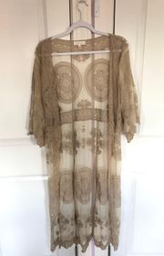 Boho Sheer Patterned Shawl