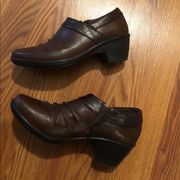 EASY STREET COMFORT WAVE Brown Loafer Shoes S6.5