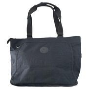 Kipling Purse Womens Medium Sized Blue Double Top Handle Shopper Tote Casual