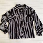 Notations Striped button Shirt Size 1X