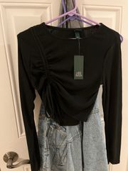 Cropped Black Long sleeve