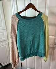 Promesa Color Block Long Sleeve Size Small