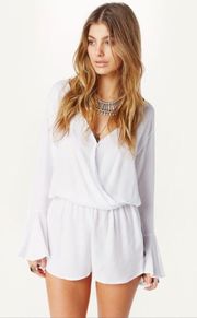 INDAH Parnell Bell Sleeve Cocktail Romper