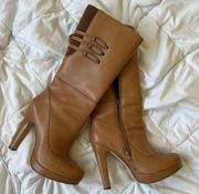 stiletto brown boots