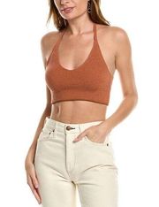 Rag & Bone NEW Soleil Crop Top Tank Size Xl  Womens In Brown