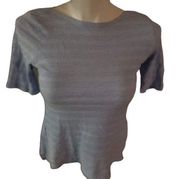 𝅺charter club size medium light blue top 100% Pima cotton soft