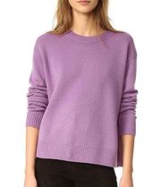 Vince Purple 100% Cashmere Crewneck Sweater Size Medium