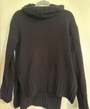 Black Turtleneck Sweater - Size Small