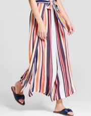 Xhilaration Striped Multicolored Palazzo Pants