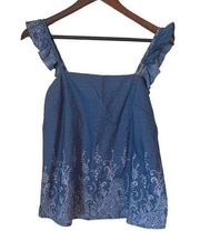 Allie Rose Denim Look Tank Top from Boutique