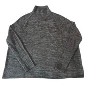 BDG Charcoal Grey Oversized Mock Neck Pocket Sweater Size Small