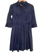 Lauren by Ralph Lauren blue uniform fit flared dress size 12