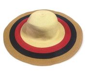 Target Wide Brim Floppy Striped Oversized Straw Sun Hat