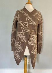 Staring At Stars Urban Outfitters Brown Tan Cardigan Sweater Size M