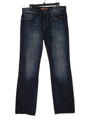 Joes Jeans Womens Size 33W The Brixton Slim Straight Mid Rise Denim Dark Blue