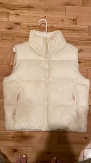 White Puffer Vest