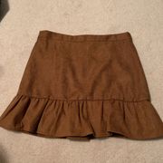 J Crew Sued Skirt Size 8