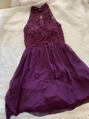 Purple Lace Dress