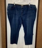 Woman Within Medium-Dark Wash Denim Jeans size 34W