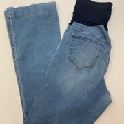 Liz Lange Flare Light Denim Jean