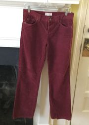 American Eagle Vintage Corduroy Pants Flare Red - Sz 4