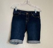 Juicy Couture Shorts Jean cuffed Sz 2