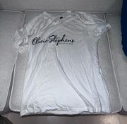 Hot Miami Styles Olivia Stephens White T-shirt