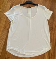 Massimo dutti off white tshirt