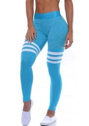 Bombshell Sportswear Stripe Sock Tigh Highs Leggings