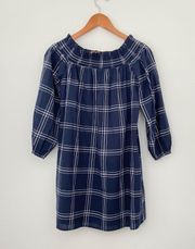 Navy off The Shoulder Dress Medium