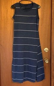 Cotton On Blue & White Striped Maxi Dress