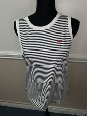 NWT  Wonens Stripe Dara Muscle Tank Top Size Small