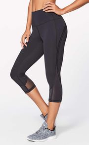 Lululemon Fresh In Mesh Leggings Black