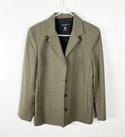 RAFAELLA 100% Pure New Wool Lined Long Sleeves Blazer, Size 10
