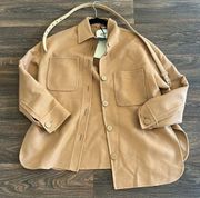 Fendi Go-To Jacket in camel-color cashmere