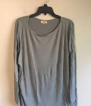 Piko medium green long sleeved top