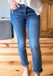 Anthropology Pilcro and the Letterpress Straight Leg Mid Rise Jeans